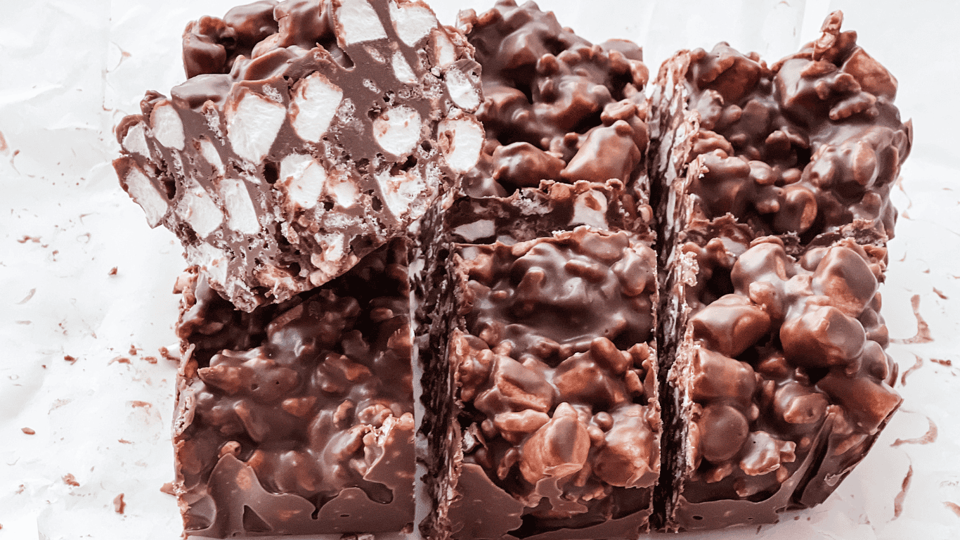 No Bake Chocolate Marshmallow Peanut Butter Bars