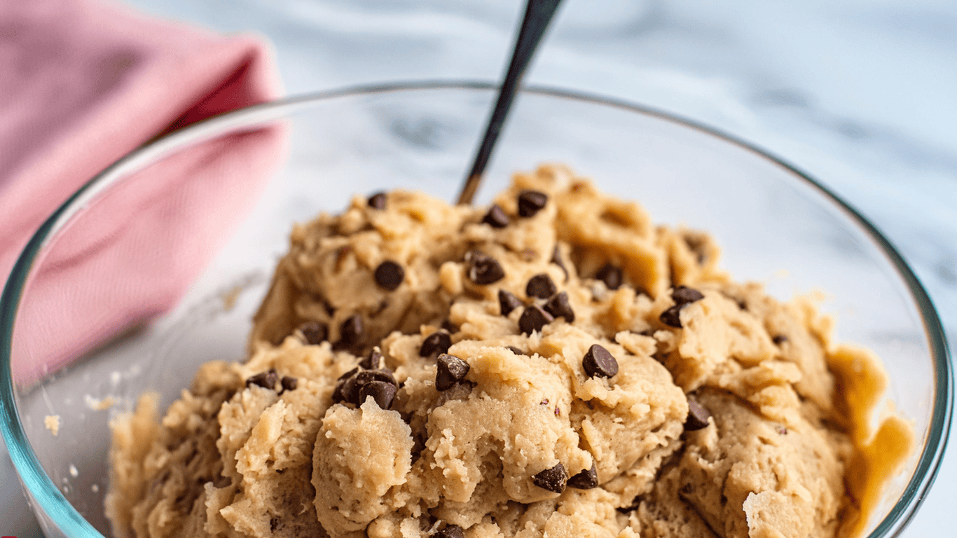 Edible Cookie Dough For One