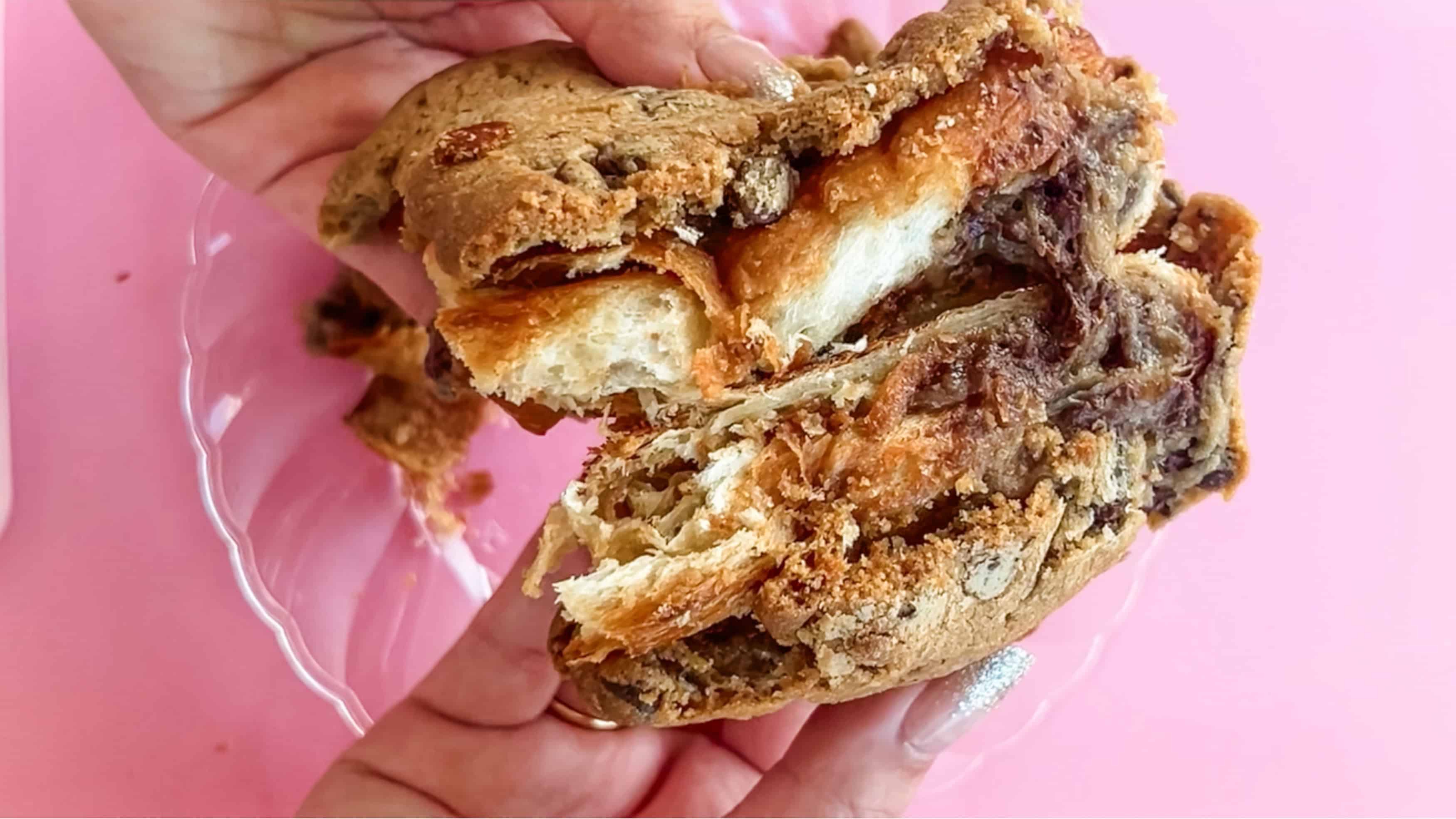 Easy Chocolate Chip Cookie Croissant